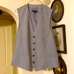 INC Slim Fit Grey Vest - size M